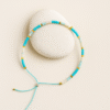 _Elegant Beaded Bracelet Aqua Miyuki Bracelet