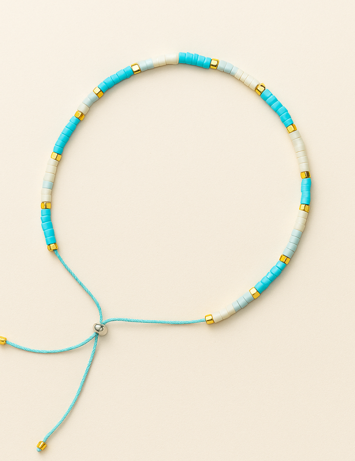 Aqua Miyuki Bracelet